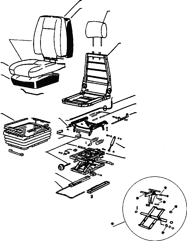 Excavators Komatsu / PC300LC-5LC S/N A30001-UP(PC3005CE) / OPERATOR