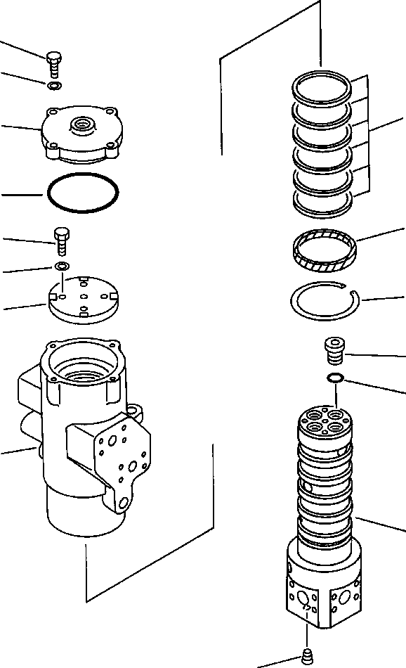 Excavators Komatsu / PC300LC-5LC S/N A30001-UP(PC3005CE) / SWIVEL JOINT(06-100 : 06-100)