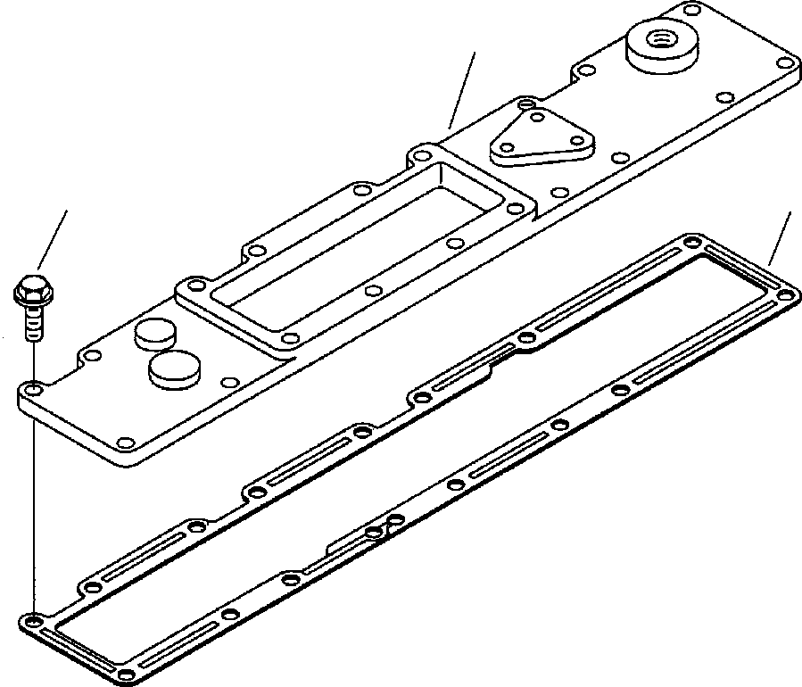 Excavators Komatsu / PC300HD-7L S/N A85001-UP(PC300HD7) / A1206-A3A2 AIR INTAKE COVER(A-017 : A1206-A3A2)