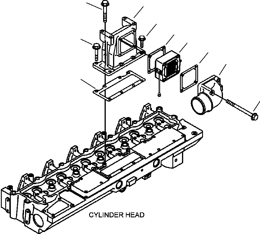 Excavators Komatsu / PC300HD-7L S/N A85001-UP(PC300HD7) / A1207-A3A6 AIR INTAKE HEATER AND CONNECTOR(A-019 : A1207-A3A6)