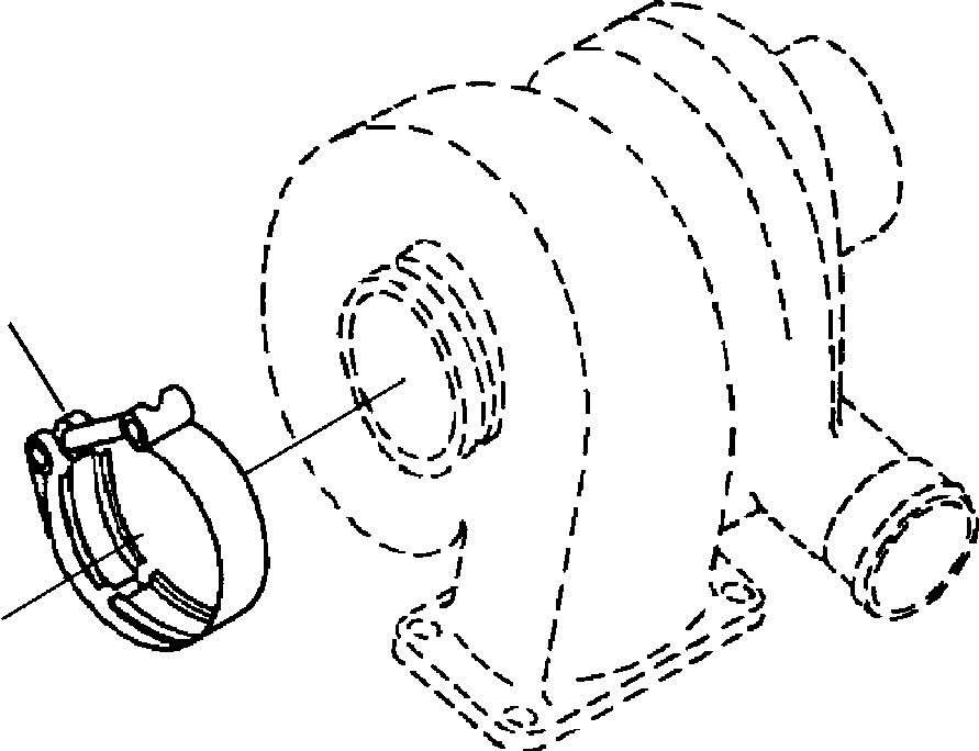 Excavators Komatsu / PC300HD-7L S/N A85001-UP(PC300HD7) / A1209-A3A1 EXHAUST CONNECTION(A-021 : A1209-A3A1)