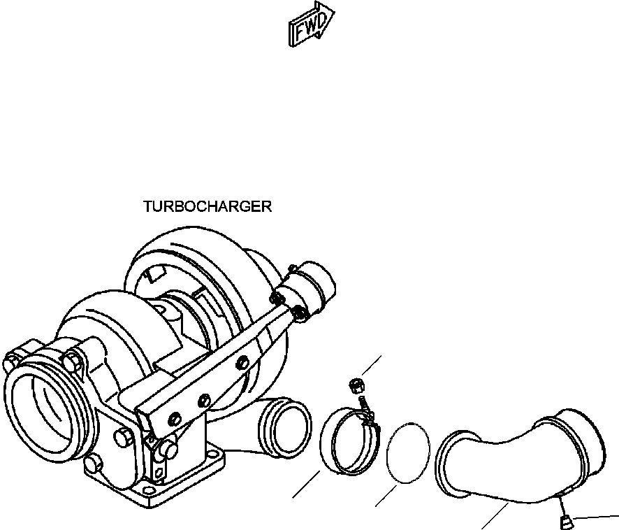 Excavators Komatsu / PC300HD-7L S/N A85001-UP(PC300HD7) / A153W-01A0 AIR TRANSFER CONNECTION(A-025 : A153W-01A0)
