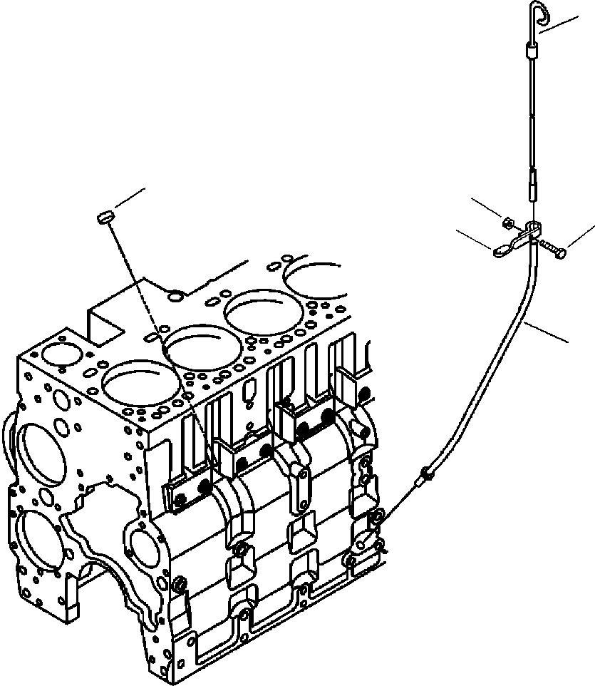 Excavators Komatsu / PC300HD-7L S/N A85001-UP(PC300HD7) / A2215-A3A7 OIL LEVEL GAUGE(A-039 : A2215-A3A7)