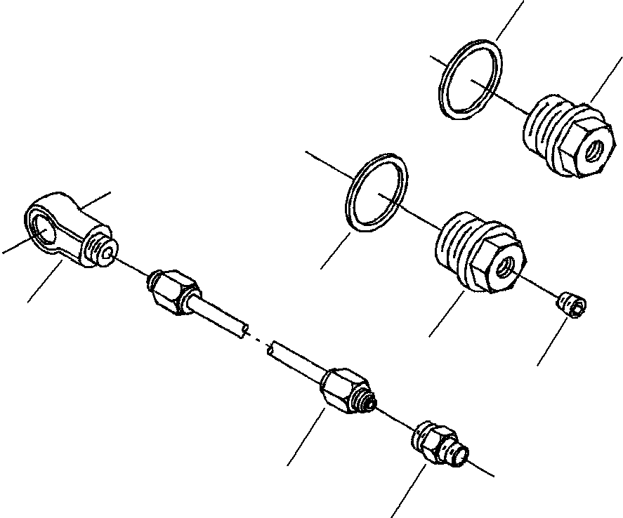 Excavators Komatsu / PC300HD-7L S/N A85001-UP(PC300HD7) / A4207-A3B2 AIR FUEL CONTROL PIPING(A-077 : A4207-A3B2)