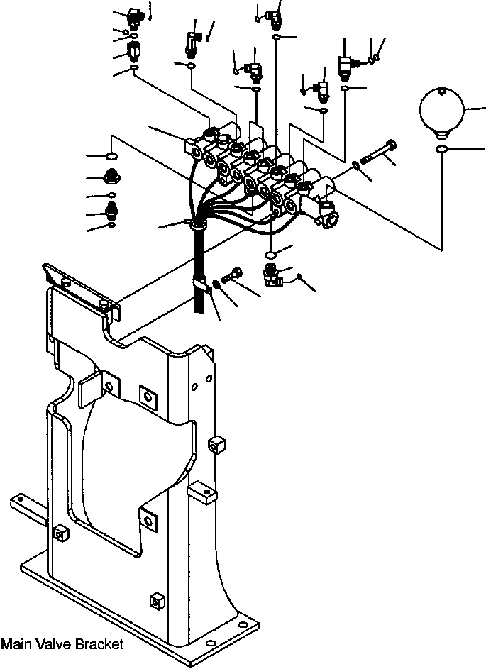 Excavators Komatsu / PC300HD-7L S/N A85001-UP(PC300HD7) / H1831-01A0 HYDRAULIC PIPING SOLENOID VALVE - STANDARD(H-183 : H1831-01A0)