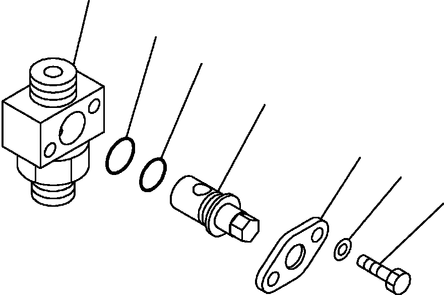 Excavators Komatsu / PC300HD-7L S/N A85001-UP(PC300HD7) / H1831-06A1 ACCUMULATOR VALVE(H-199 : H1831-06A1)