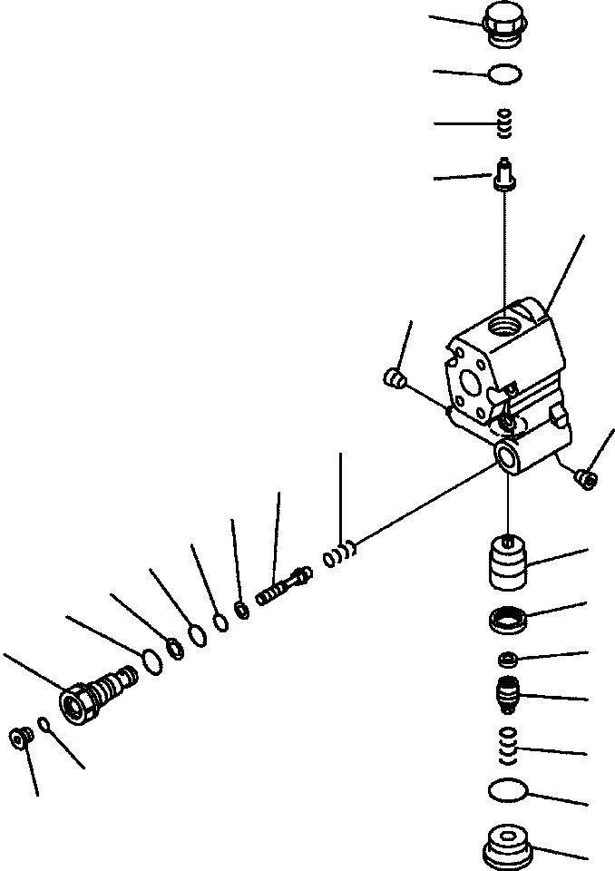 Excavators Komatsu / PC300HD-7L S/N A85001-UP(PC300HD7) / H1831-09A0 ARM LOCK VALVE(H-205 : H1831-09A0)