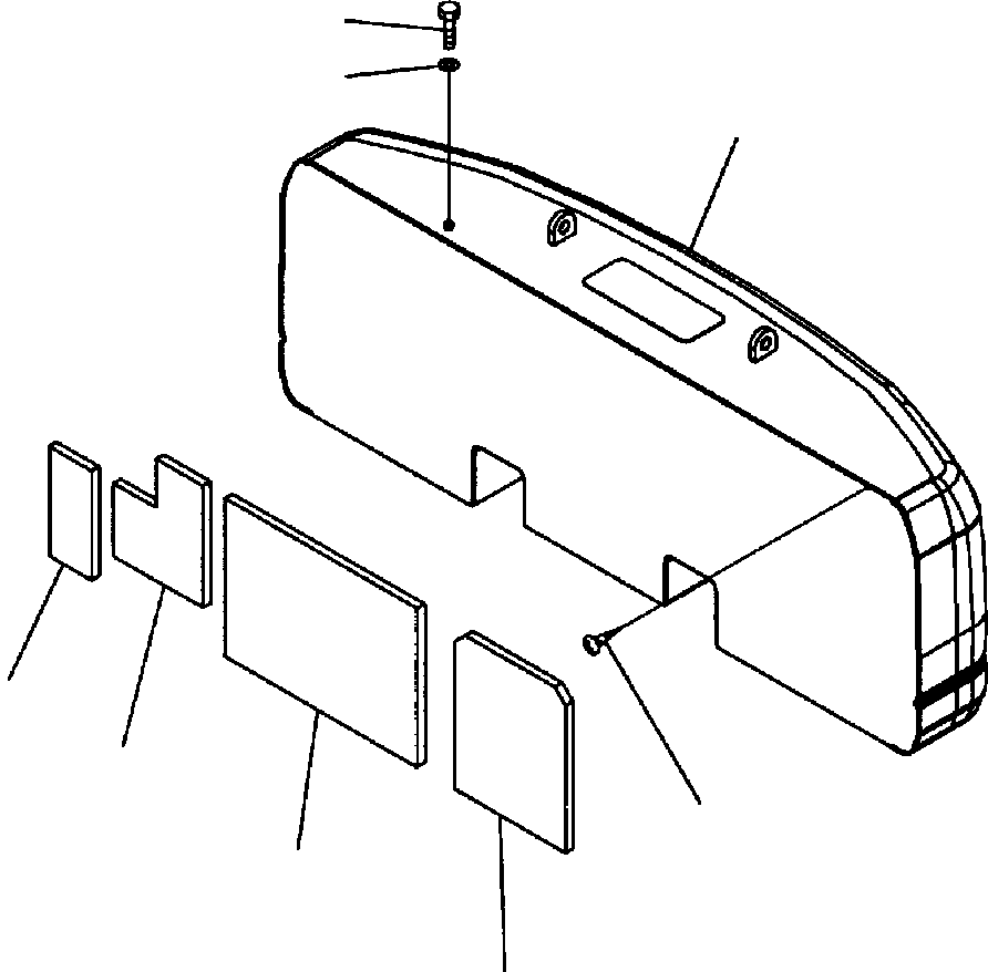 Excavators Komatsu / PC300HD-7L S/N A85001-UP(PC300HD7) / M1510-02A0 COUNTERWEIGHT POWER PLUS/SUPER LONG FRONT S/N  A85037-(M-051 : M1510-02A0)