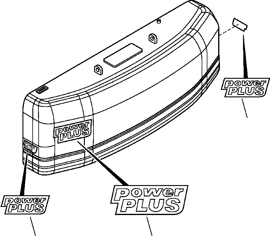Excavators Komatsu / PC300HD-7L S/N A85001-UP(PC300HD7) / U0150-02A0 PLATE POWER PLUS S/N  A85049-(U-007 : U0150-02A0)
