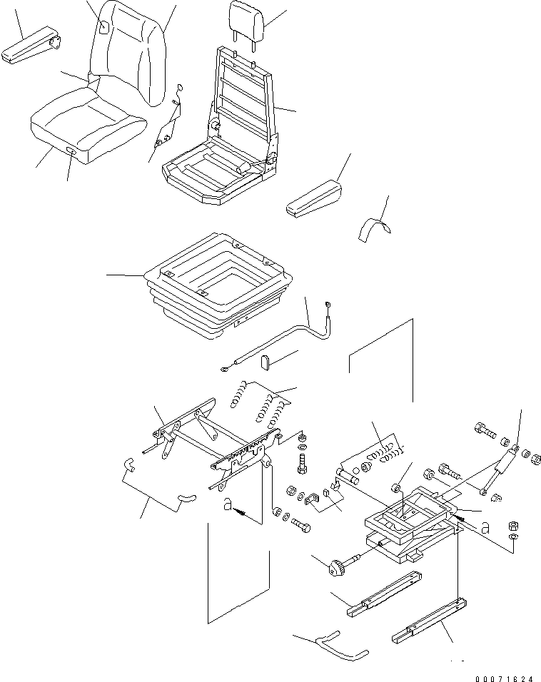 Excavators Komatsu / PC300LL-7L S/N A85001-UP(PC300L1E) / OPERATOR