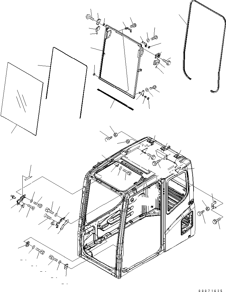 Excavators Komatsu / PC300LL-7L S/N A85001-UP(PC300L1E) / OPERATOR