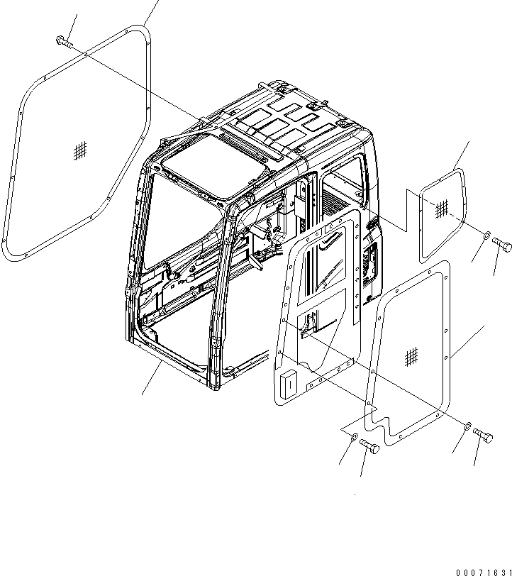 Excavators Komatsu / PC300LL-7L S/N A85001-UP(PC300L1E) / OPERATOR
