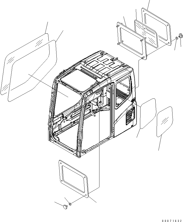 Excavators Komatsu / PC300LL-7L S/N A85001-UP(PC300L1E) / OPERATOR