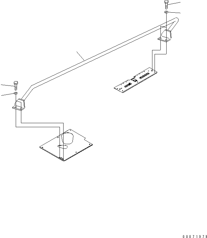Excavators Komatsu / PC300LL-7L S/N A85001-UP(PC300L1E) / HANDRAIL (L.H.)(240140 : M1310-02A0)