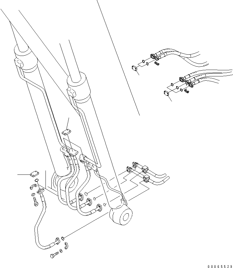 Excavators Komatsu / PC300LL-7L S/N A85001-UP(PC300L1E) / LESS WORK EQUIPMENT(360210 : T1600-01A0)