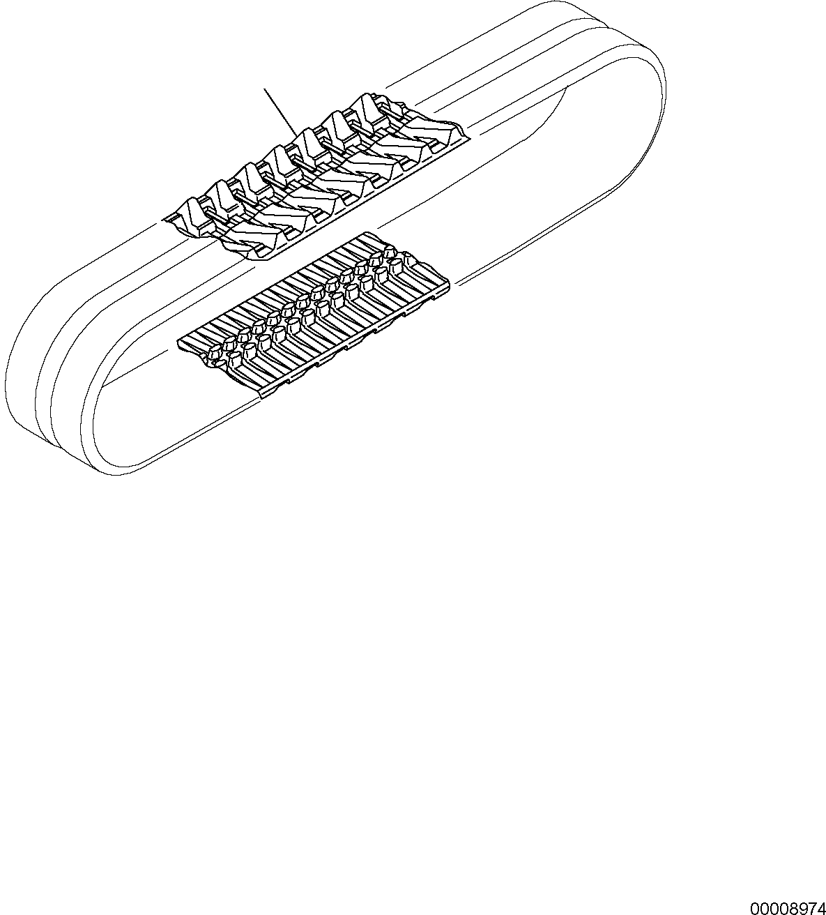 Komatsu parts book diagram for PC30MR-5 S/N F50002 AND UP: TRACK SHOE ASSEMBLY, TRACK SHOE