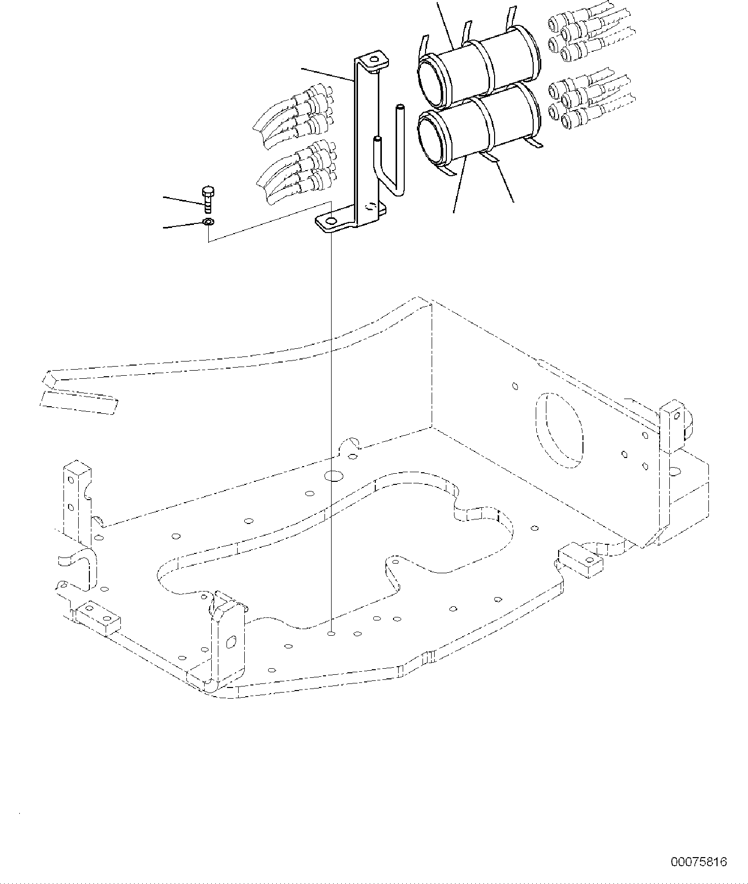 Komatsu parts book diagram for PC35MR-5 S/N F50003 AND UP: PROPORTIONAL PRESSURE CONTROL (PPC) PIPING JOINT