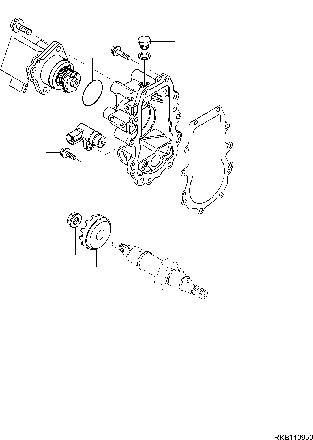 Excavators Komatsu / PC35MR-5 (JPN) S/N 31611 AND UP(PC35MR5J) / ENGINE UNIT, FUEL INJECTION PUMP AND PIPING (2/2)(A0100-001012 : A0100-001012)