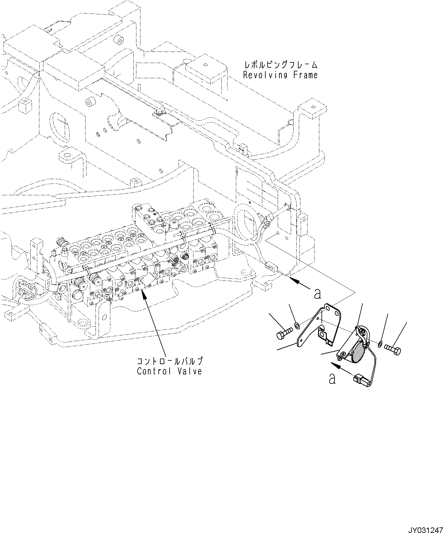 Excavators Komatsu / PC35MR-5 (JPN) S/N 31611 AND UP(PC35MR5J) / TRAVEL ALARM(E0420-001001 : E0420-001001)
