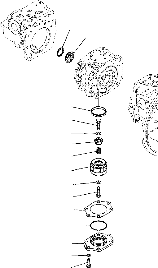 Excavators Komatsu / PC360LC-10 S/N K60001-UP(PC360L2U) / Main Piston Pump, Inner Parts (10/13) (#K60074-)(H007010 : H0210-003010)