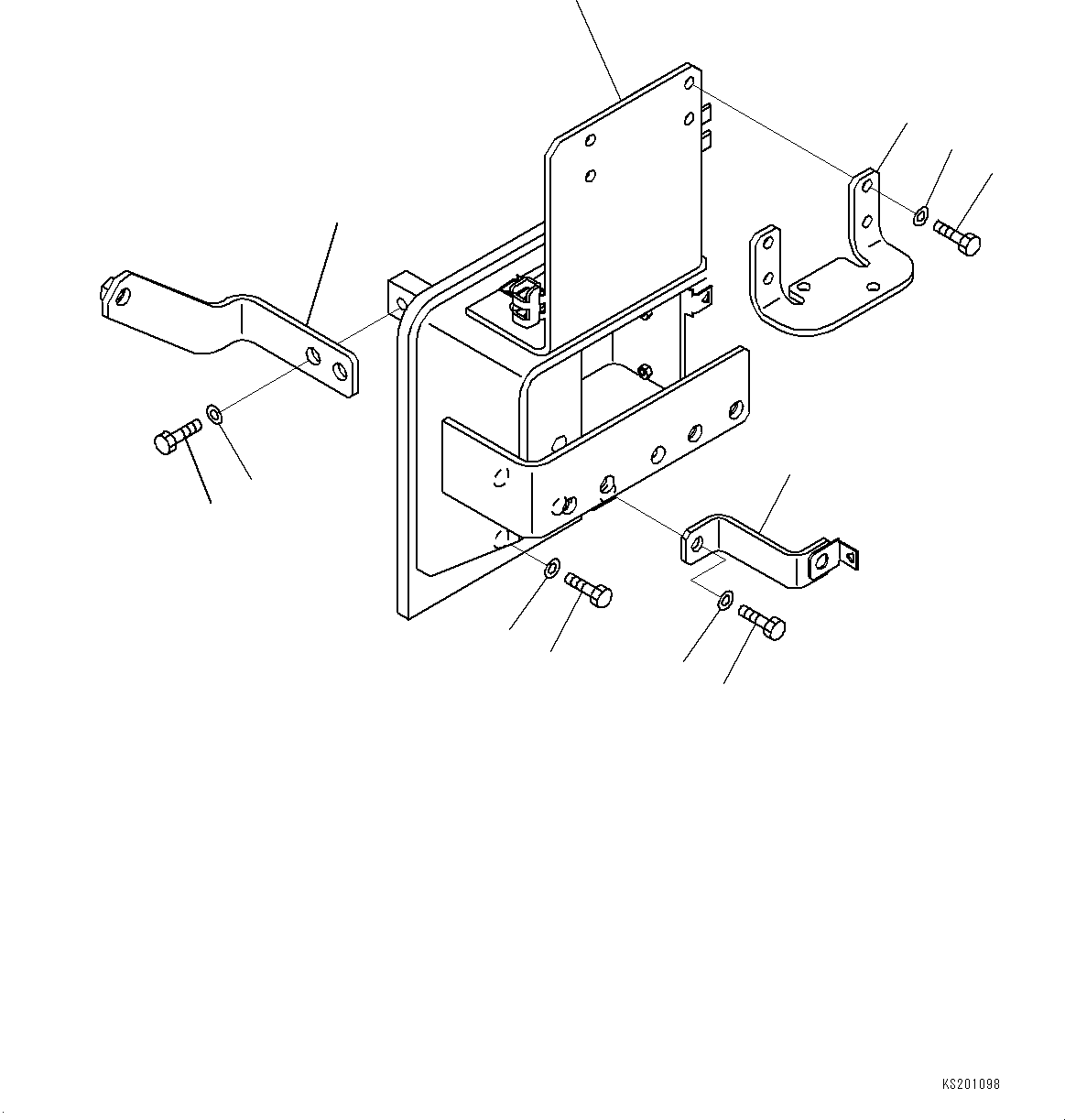 Excavators Komatsu / PC360LC-10 S/N K60001-UP(PC360L2U) / Quick Coupler Piping, Bracket(H021006 : H1271-003006)