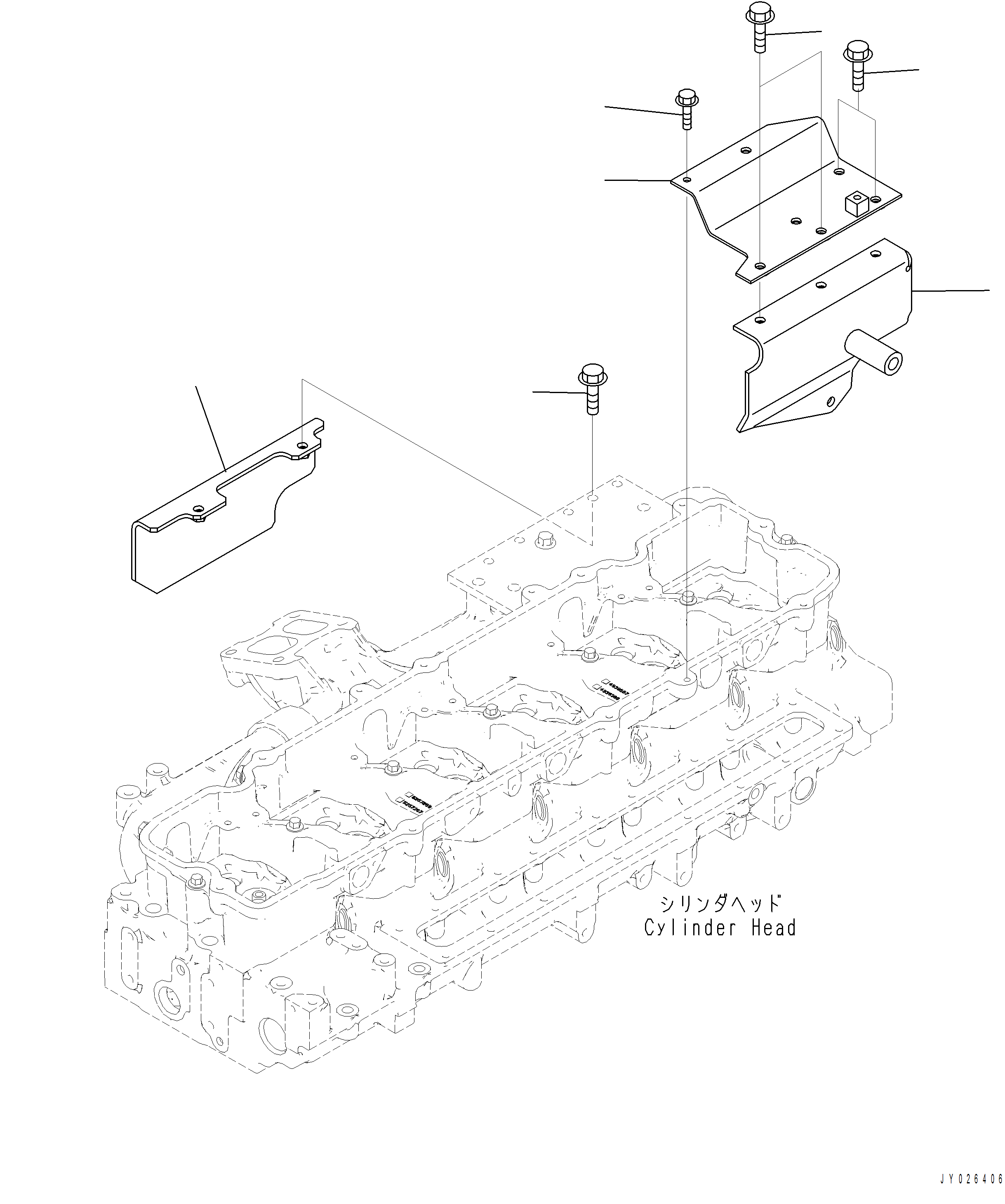 Komatsu parts book diagram for PC390LCI-11 A31001-UP BEPB113400 3.8.2018: A1570-001001 HEAT SHIELD (1/2)