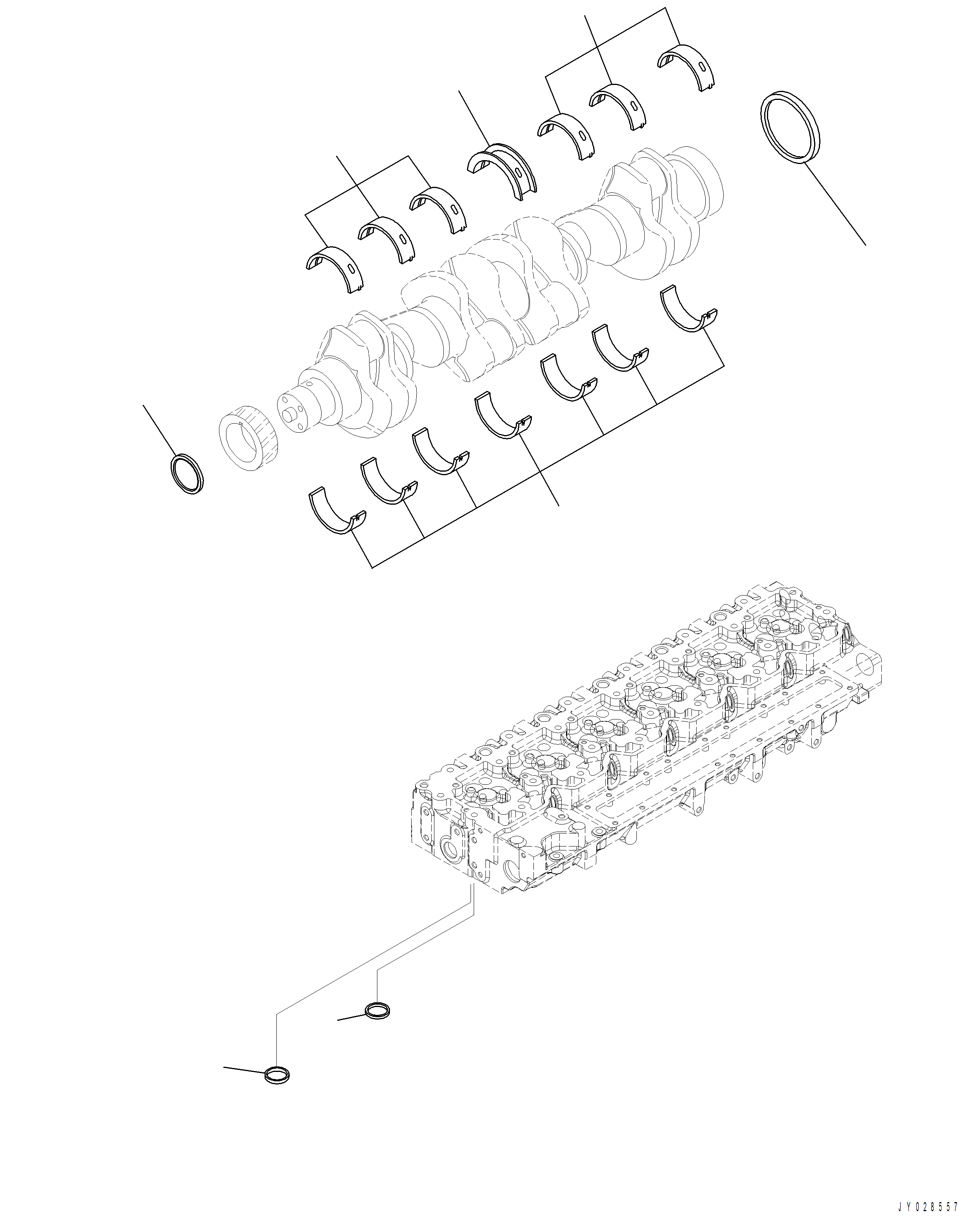 Komatsu parts book diagram for PC390LCI-11 A31001-UP BEPB113400 3.8.2018: A8110-001001 REPAIR SERVICE PARTS