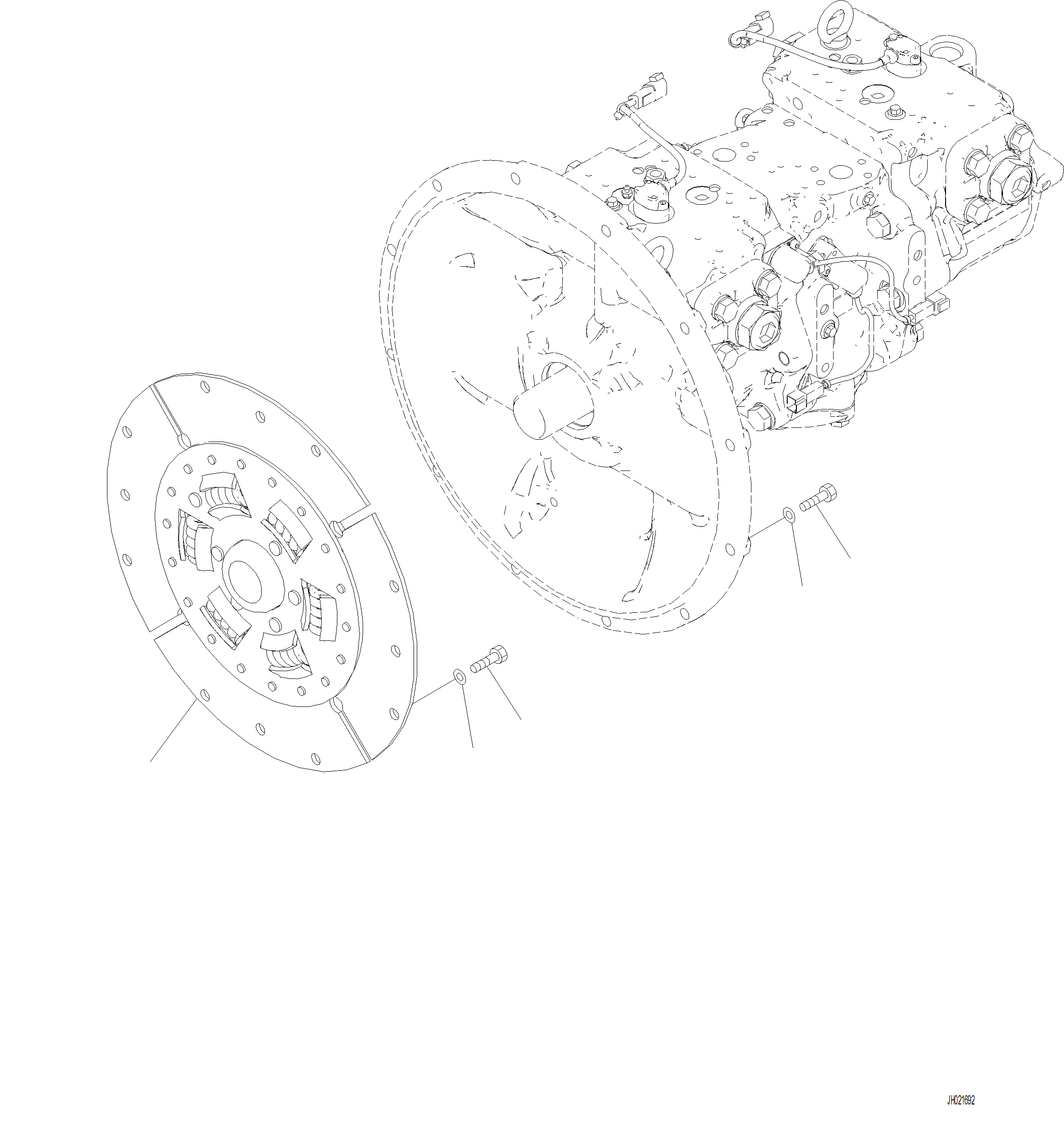 Komatsu parts book diagram for PC390LCI-11 A31001-UP BEPB113400 3.8.2018: A9999-001001 DAMPER
