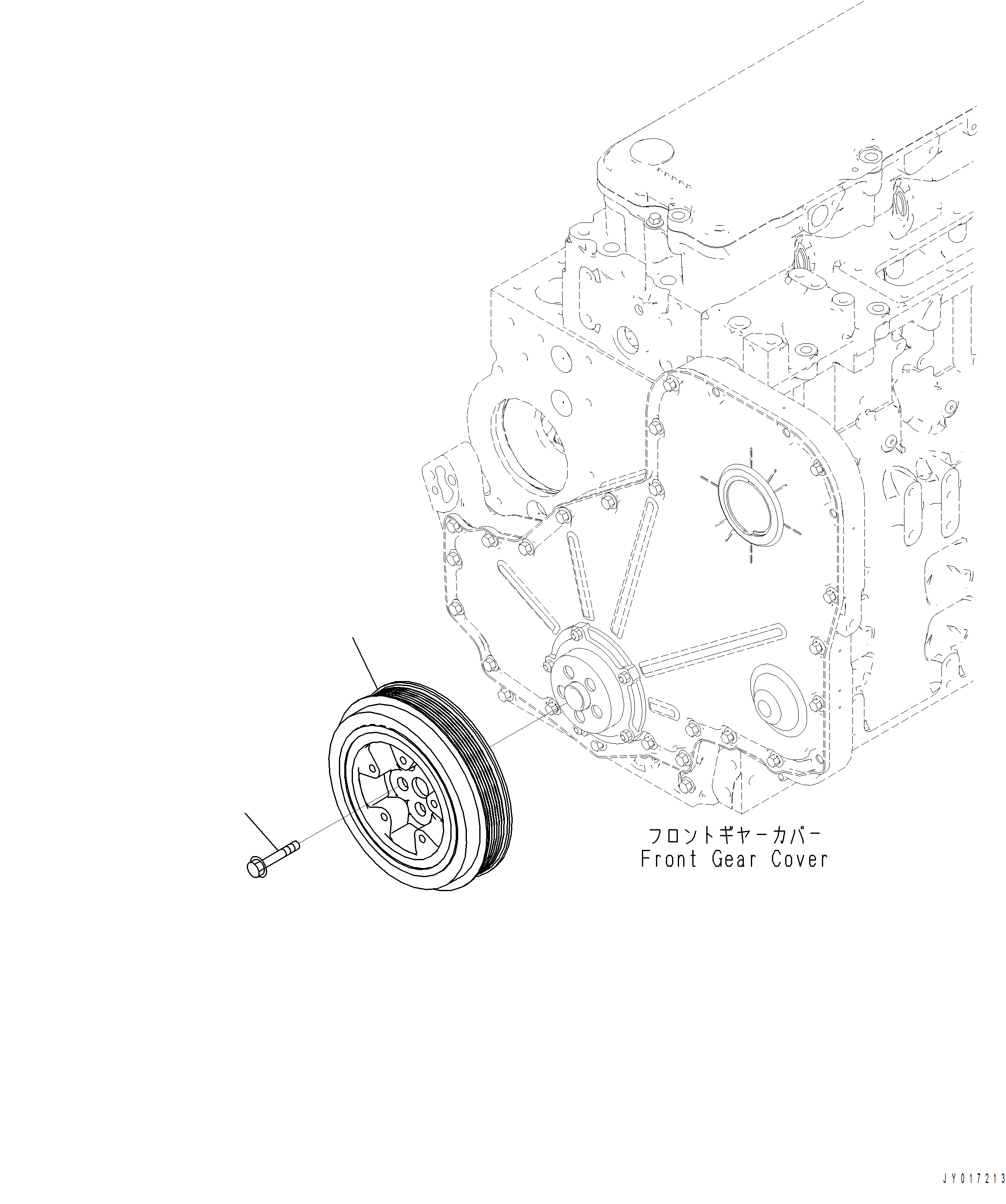 Komatsu parts book diagram for PC390LCI-11 A31001-UP BEPB113400 3.8.2018: ADA00-001001 VIBRATION DAMPER