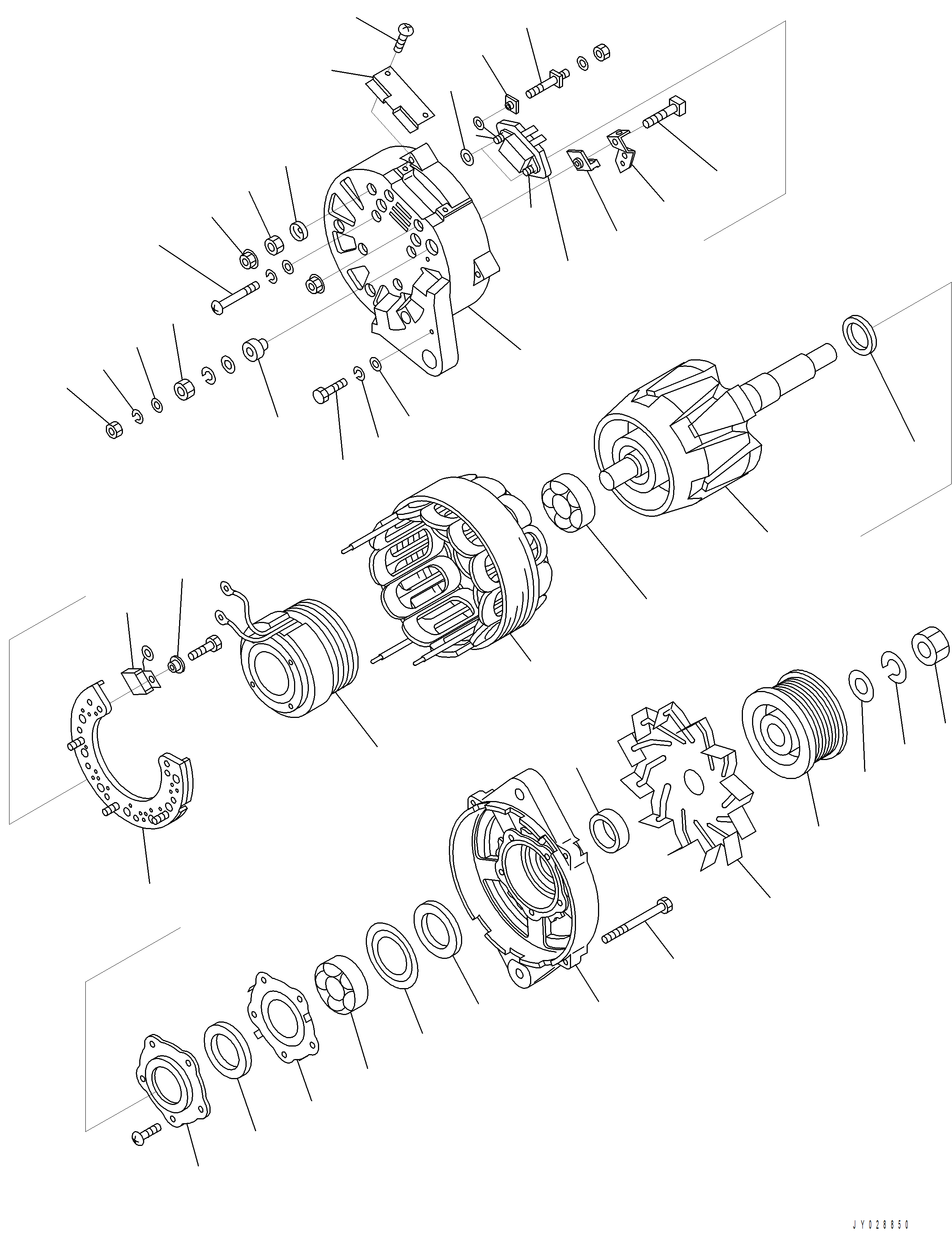 Komatsu parts book diagram for PC390LCI-11 A31001-UP BEPB113400 3.8.2018: AEE00-001001 ALTERNATOR