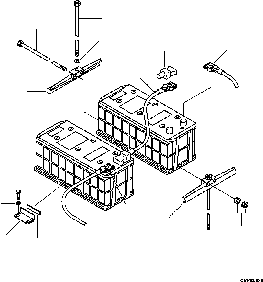 Komatsu parts book diagram for PC390LCI-11 A31001-UP BEPB113400 3.8.2018: E0100-001001 BATTERY