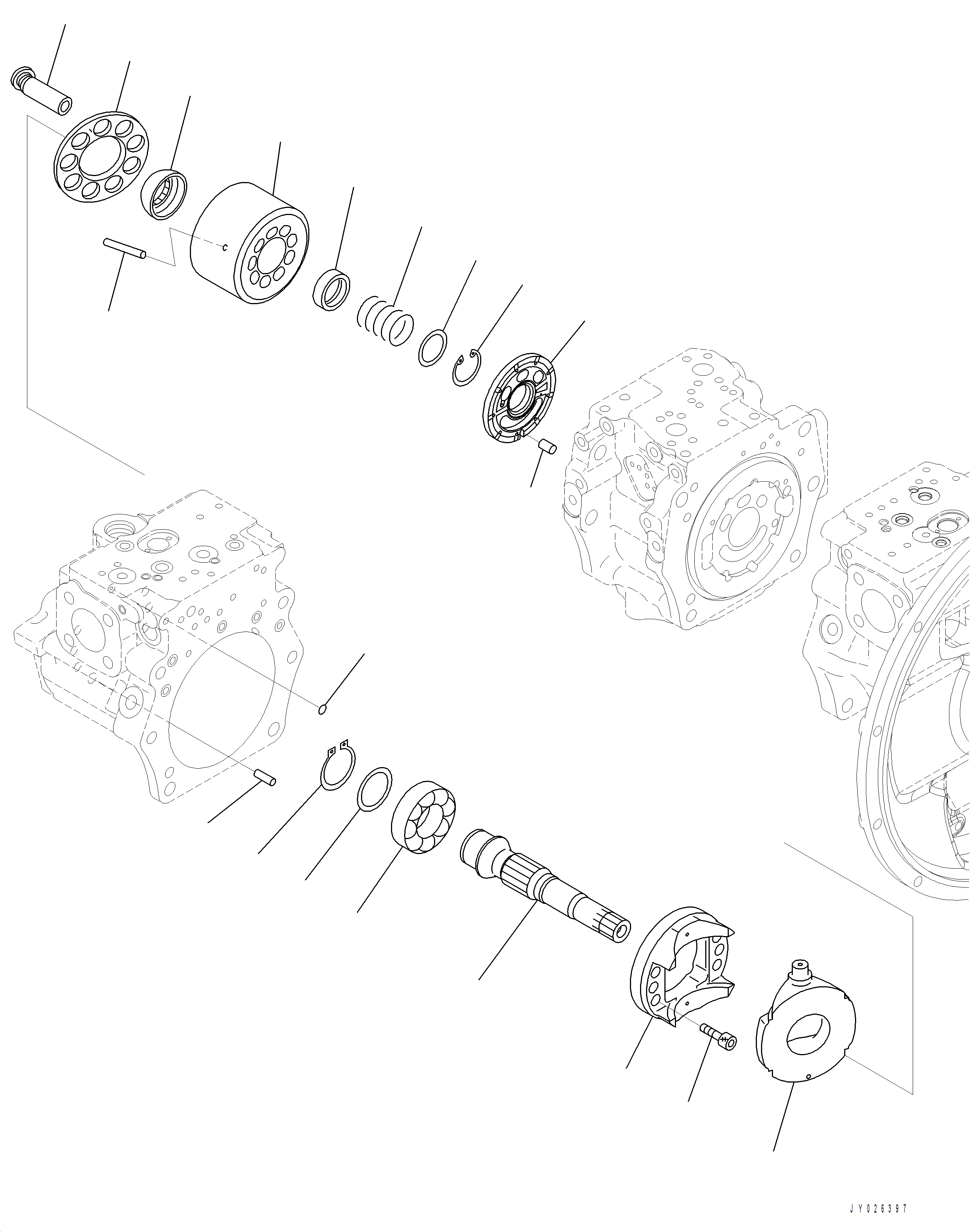 Komatsu parts book diagram for PC390LCI-11 A31001-UP BEPB113400 3.8.2018: H0120-001007 PISTON PUMP (7/13)