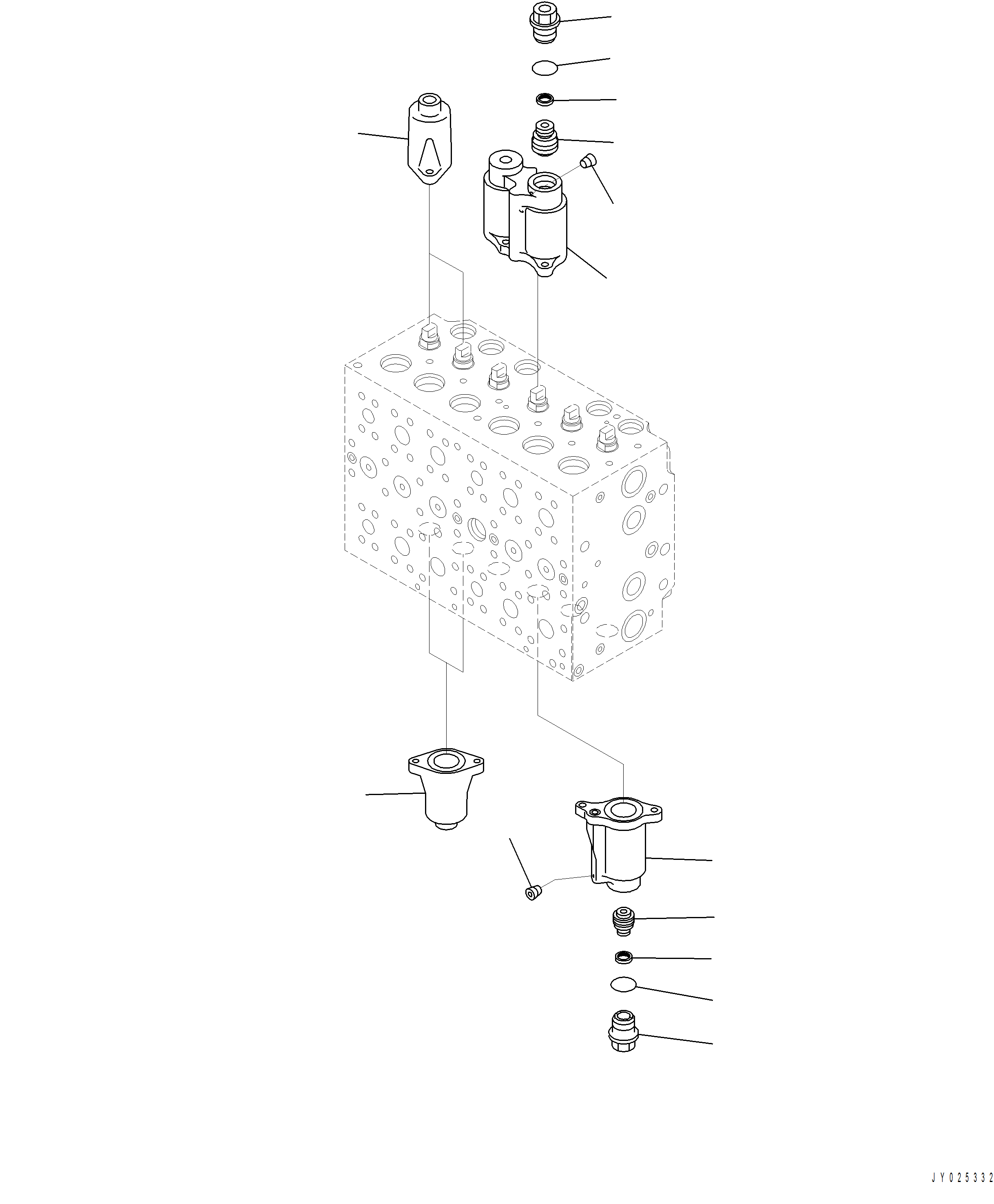 Komatsu parts book diagram for PC390LCI-11 A31001-UP BEPB113400 3.8.2018: H0120-003003 MAIN CONTROL VALVE (3/26)