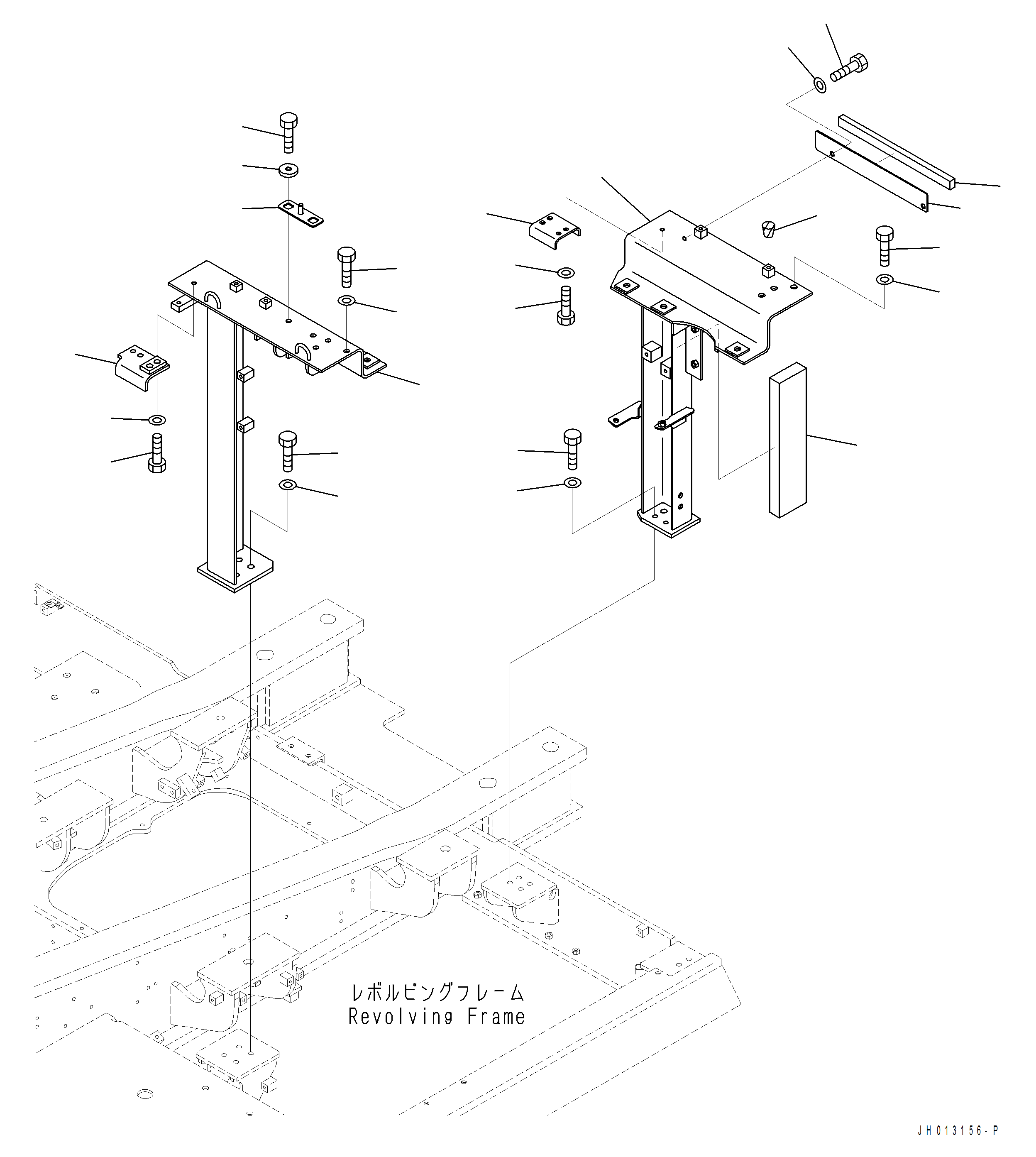 Komatsu parts book diagram for PC390LCI-11 A31001-UP BEPB113400 3.8.2018: M1130-001003 SIDE COVER L.H. (3/3)