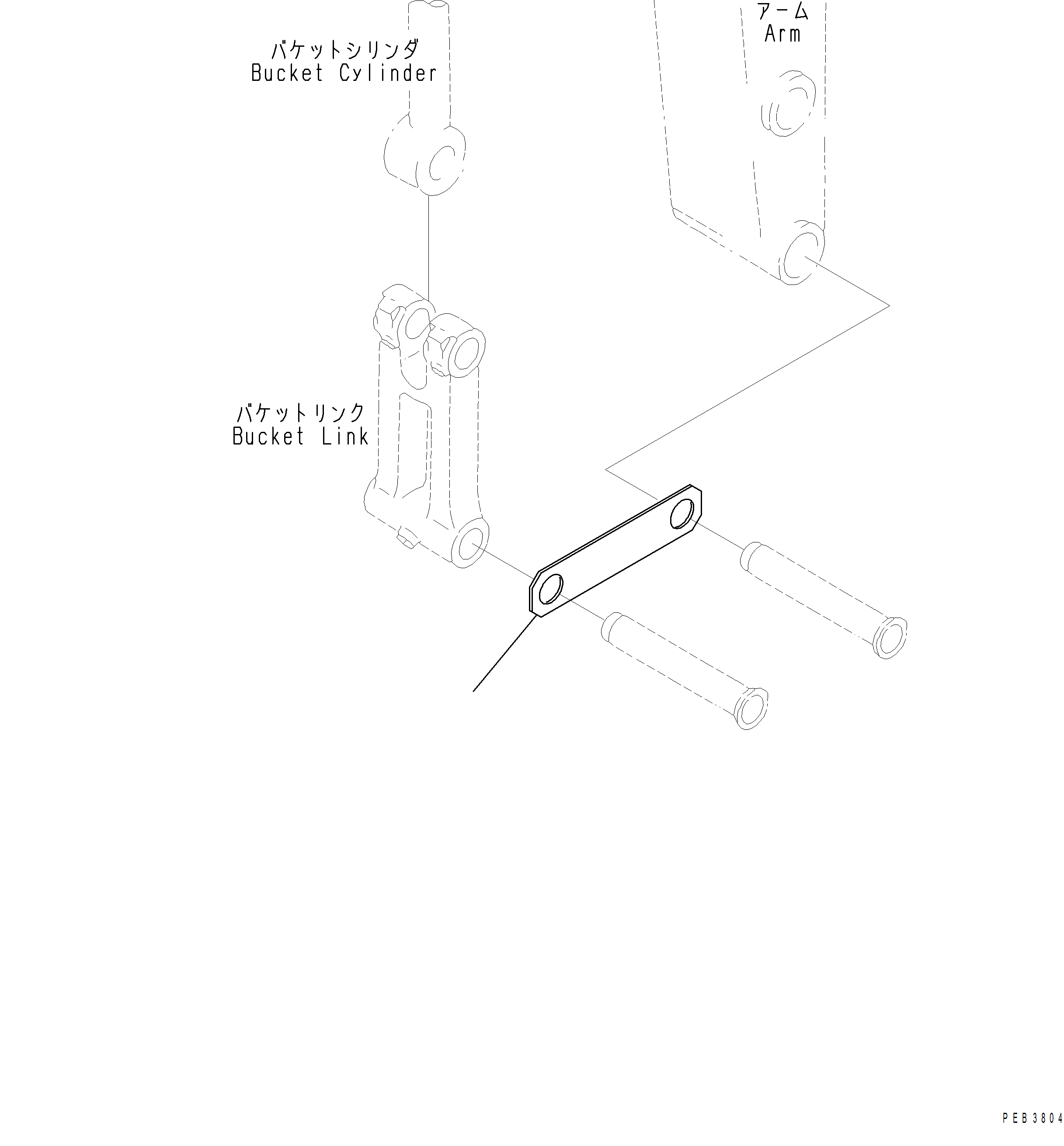 Komatsu parts book diagram for PC390LCI-11 A31001-UP BEPB113400 3.8.2018: T1290-001001 SHIPPING PARTS