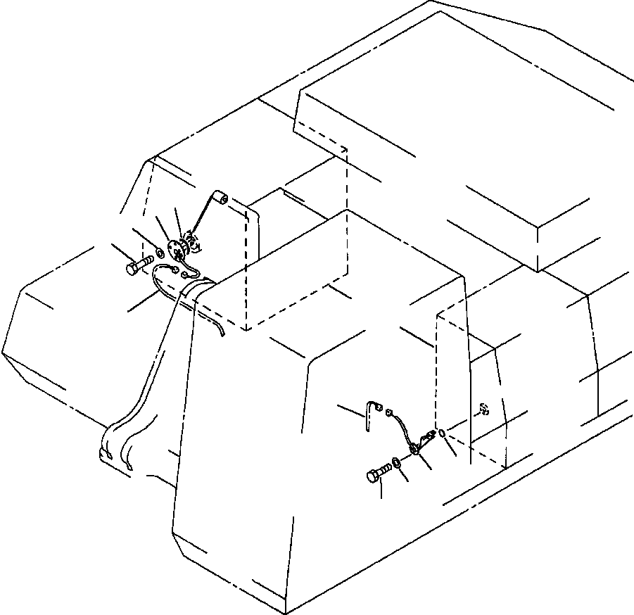 Excavators Komatsu / PC400LC-5 S/N A70501-UP(PC4005KE) / LEVEL SENSORS FUEL AND HYDRAULIC TANKS(01-048 : 08CD6300.001)