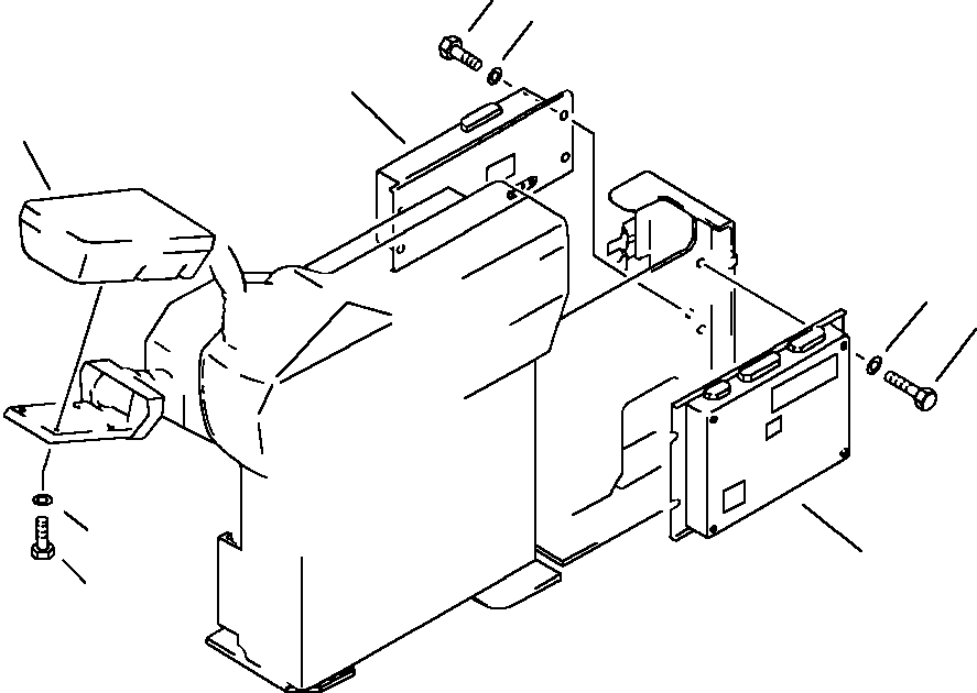 Excavators Komatsu / PC400LC-5 S/N A70501-UP(PC4005KE) / ELECTRONIC MONITOR, CONTROL CONSOLE, AND CONTROLLERS(01-060 : 08CHP300.001)