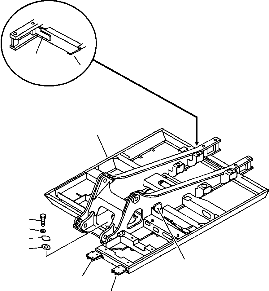 Excavators Komatsu / PC400LC-5 S/N A70501-UP(PC4005KE) / REVOLVING FRAME FOPS OPTION(04-024 : 09AHP400.002)
