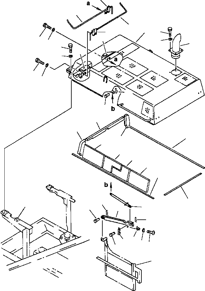 Excavators Komatsu / PC400LC-5 S/N A70501-UP(PC4005KE) / HOOD(05-002 : 13AHP400.001)