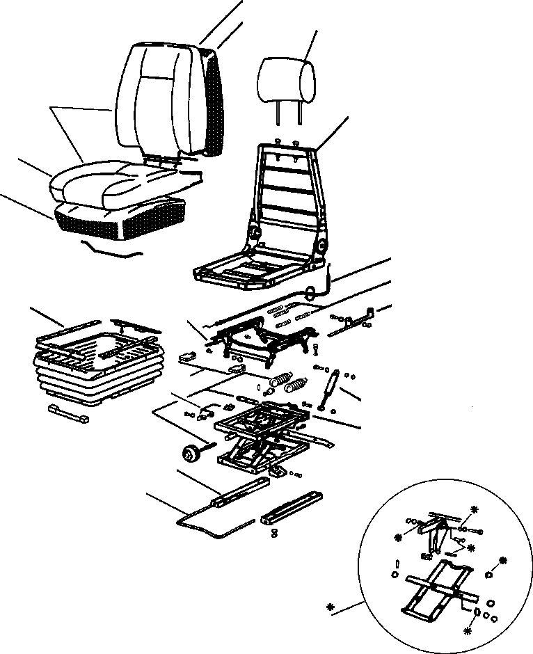 Excavators Komatsu / PC400LC-5 S/N A70501-UP(PC4005KE) / OPERATOR
