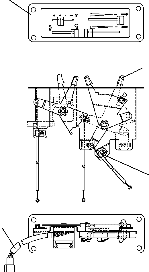 Excavators Komatsu / PC400LC-5 S/N A70501-UP(PC4005KE) / AIR CONDITIONER CONTROL UNIT(05-088 : 13FD6200.008)