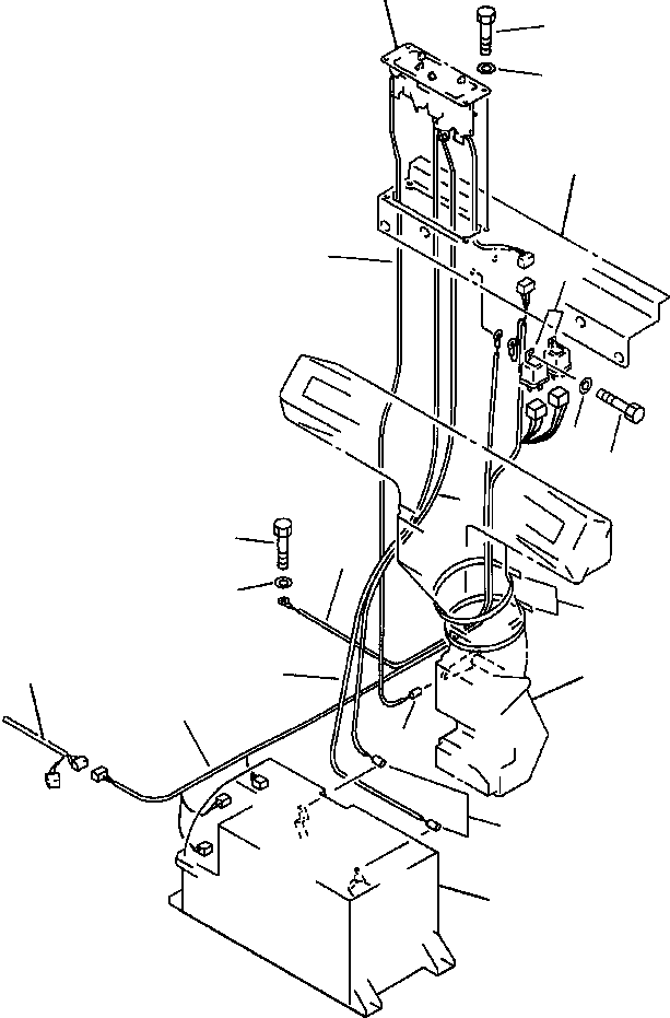 Excavators Komatsu / PC400LC-5 S/N A70501-UP(PC4005KE) / AIR CONDITIONER ELECTRICAL WIRING(05-090 : 13FD6200.009)