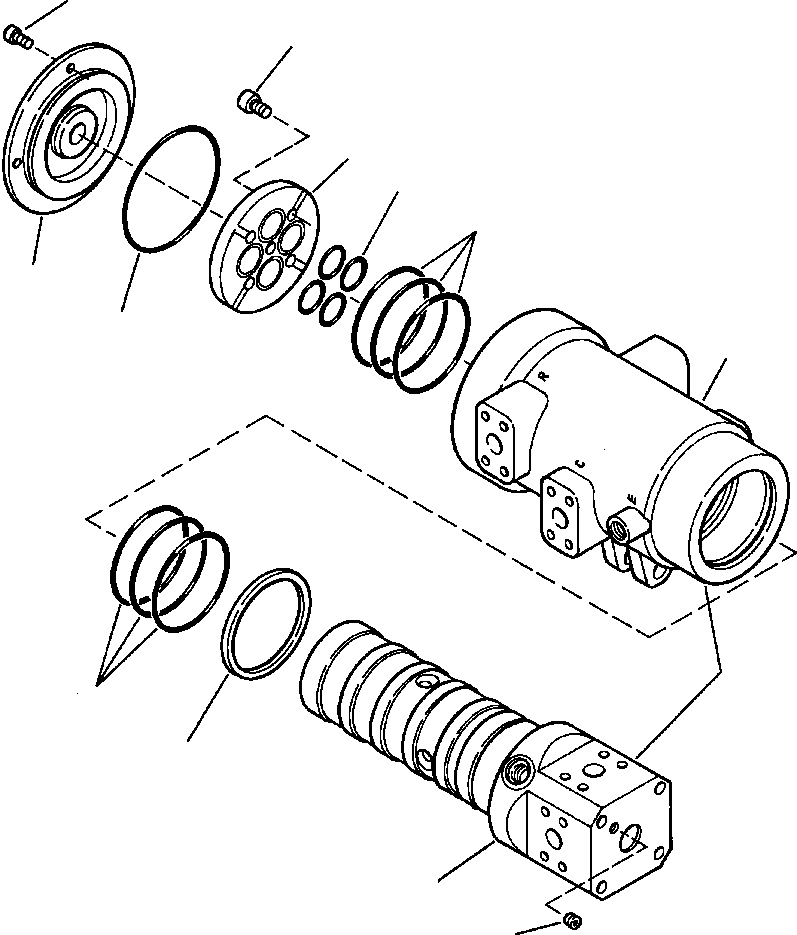 Excavators Komatsu / PC400LC-5 S/N A70501-UP(PC4005KE) / SWIVEL JOINT(06-106 : N1310X30.003)