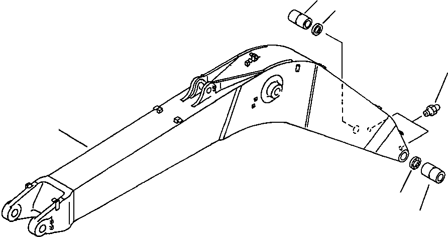 Excavators Komatsu / PC400LC-5 S/N A70501-UP(PC4005KE) / BOOM(07-004 : 17FR6400.001)