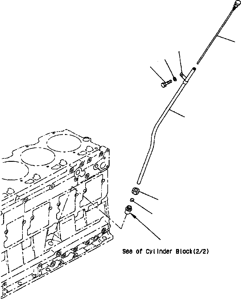 Excavators Komatsu / PC400LC-6LK/HD-6LK S/N A83001-A84000(PC4006MC) / OIL LEVEL GAUGE(A-048 : E2BOD125.001)
