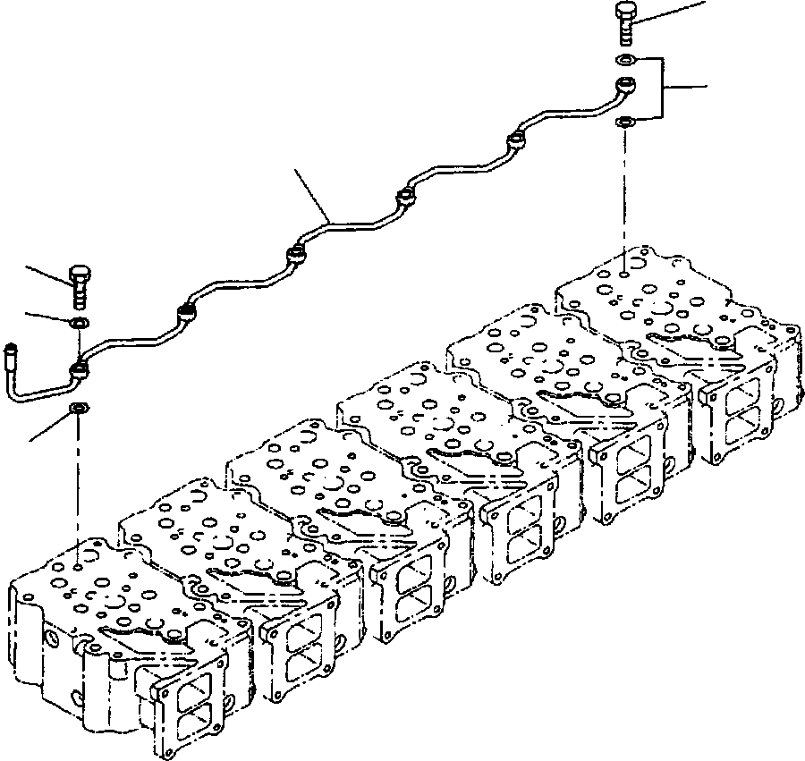 Excavators Komatsu / PC400LC-6LK/HD-6LK S/N A83001-A84000(PC4006MC) / VENT LINE(A-098 : E5ARD125.001)
