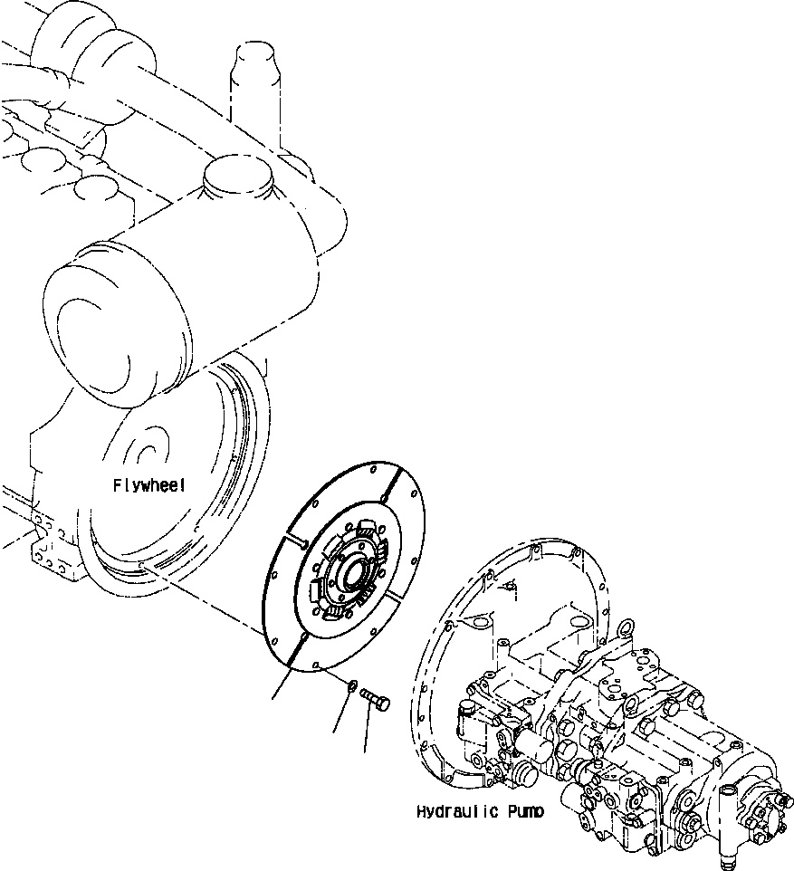 Excavators Komatsu / PC400LC-6LK/HD-6LK S/N A83001-A84000(PC4006MC) / FIG NO. B0600-01A0 DAMPER(B-008 : B0600X40.001)