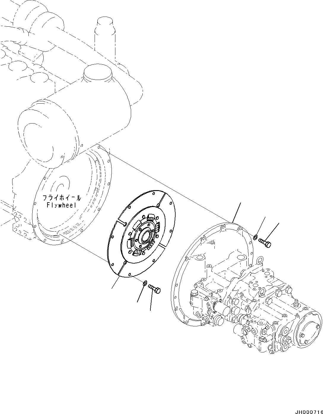 Komatsu parts book diagram for PC490LC-10 S/N K60001-UP: DAMPER