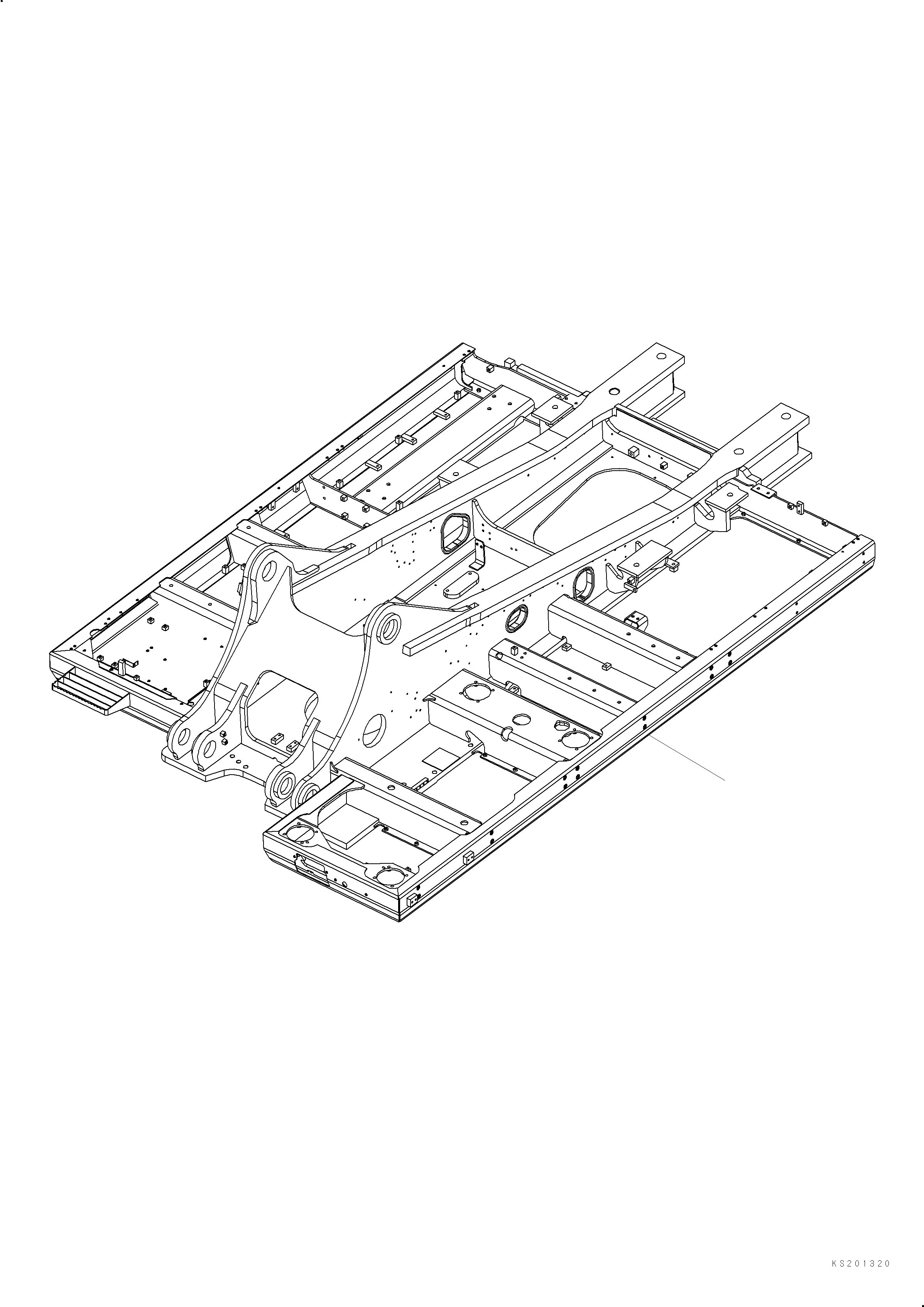 Komatsu parts book diagram for PC490LC-10 S/N K60001-UP: REVOLVING FRAME, (1/2) (FOR LC DEMO)