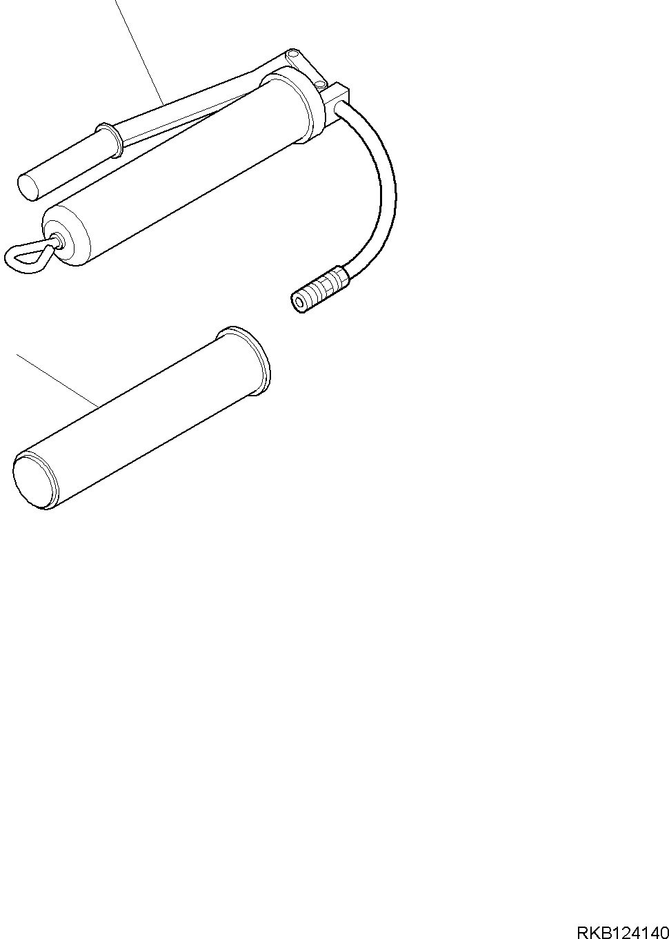 Excavators Komatsu / PC55MR-5E0 S/N F40001 AND UP(PC55MR5E) / GREASE PUMP (HE SERVICE)(V0300-003001 : V0300-003001)